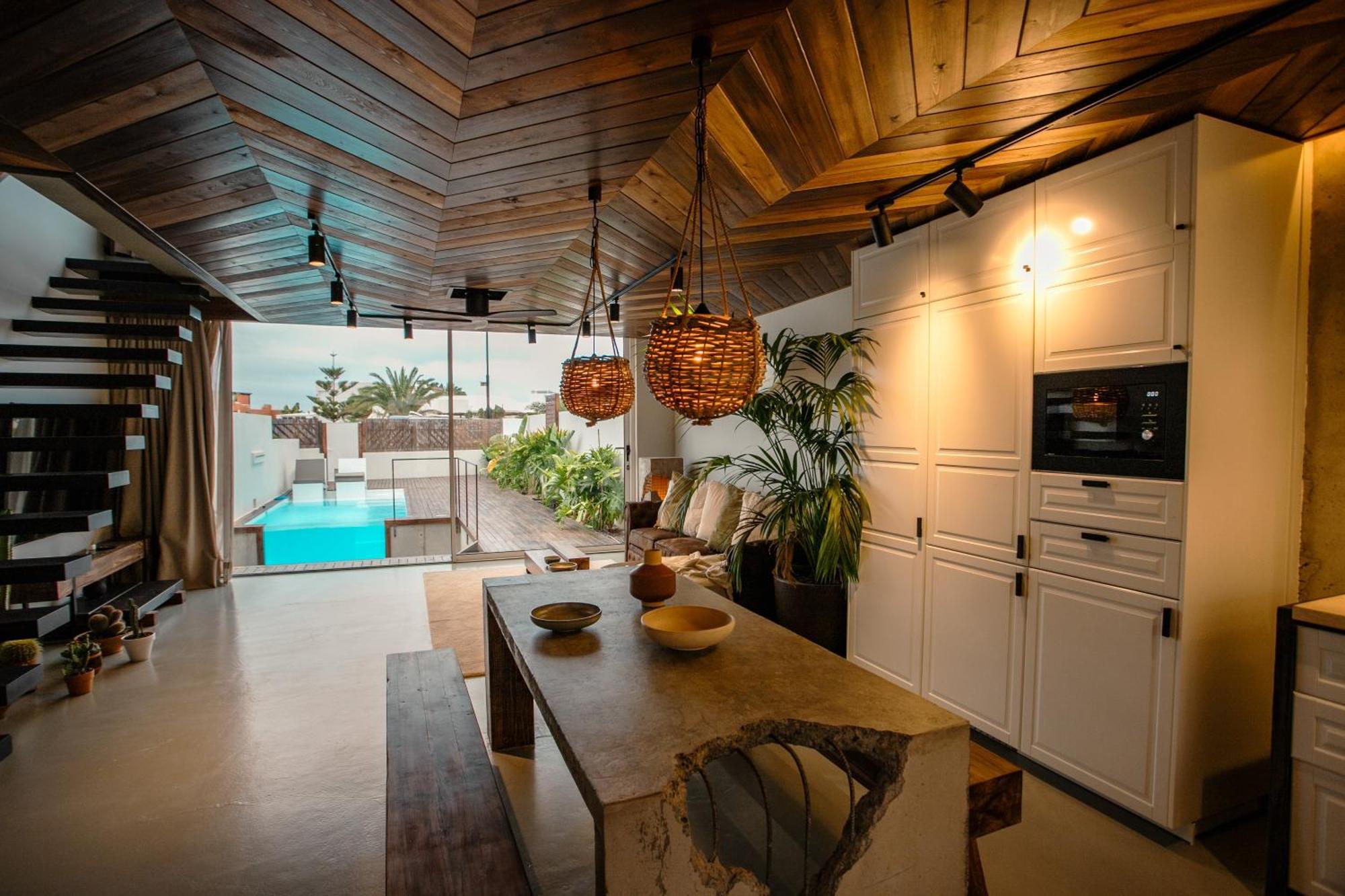 Casa Ouira Chalet Con Piscina Privada Y Vistas Corralejo Extérieur photo